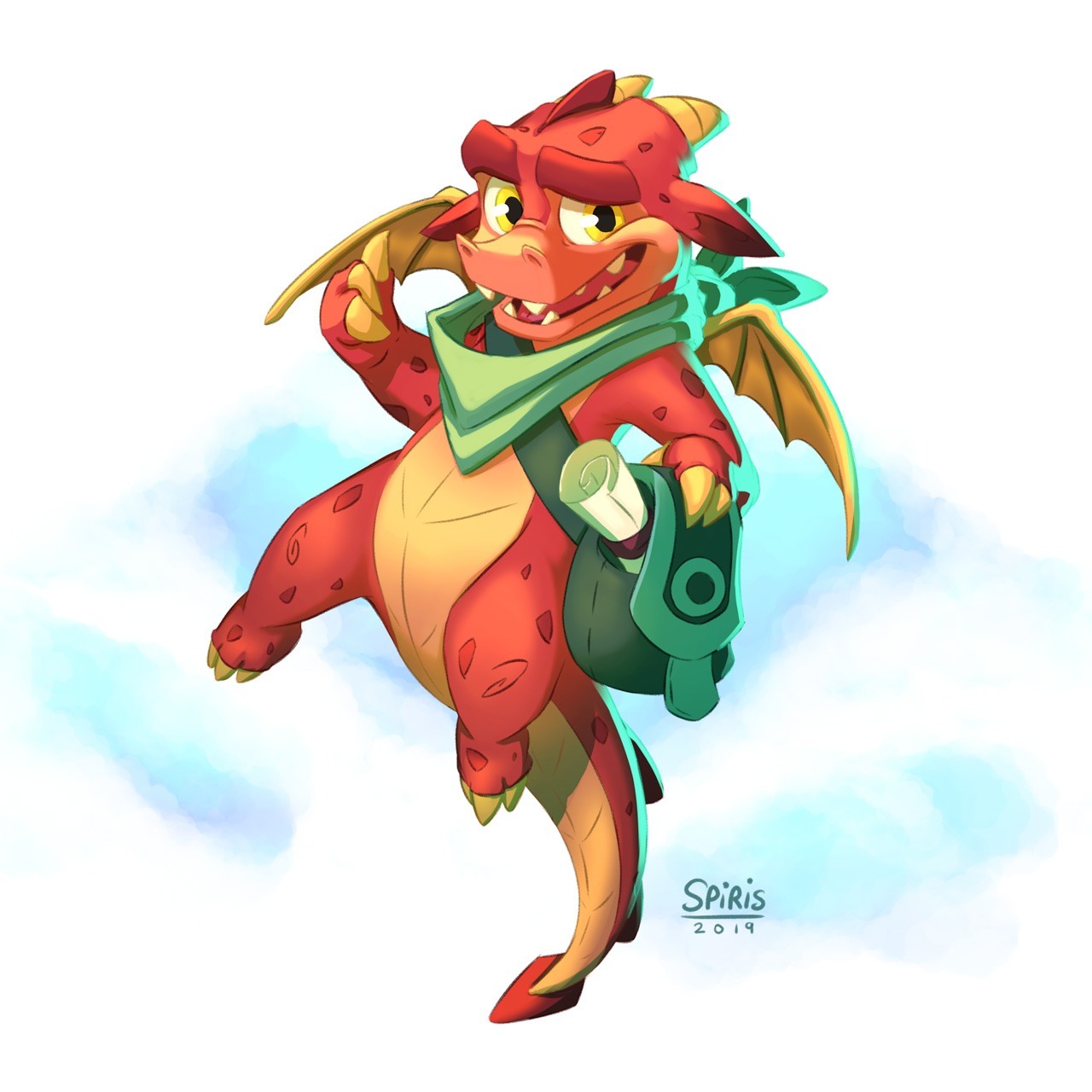 Mascotte dragon