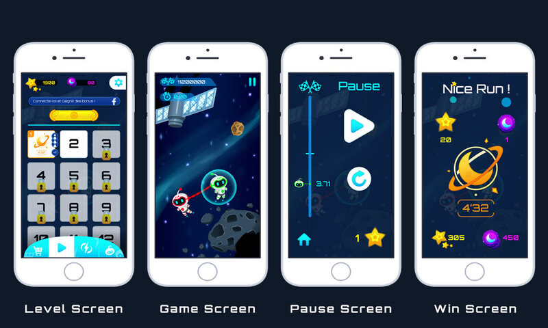 Jeux vidéo & applications, UX/UI design