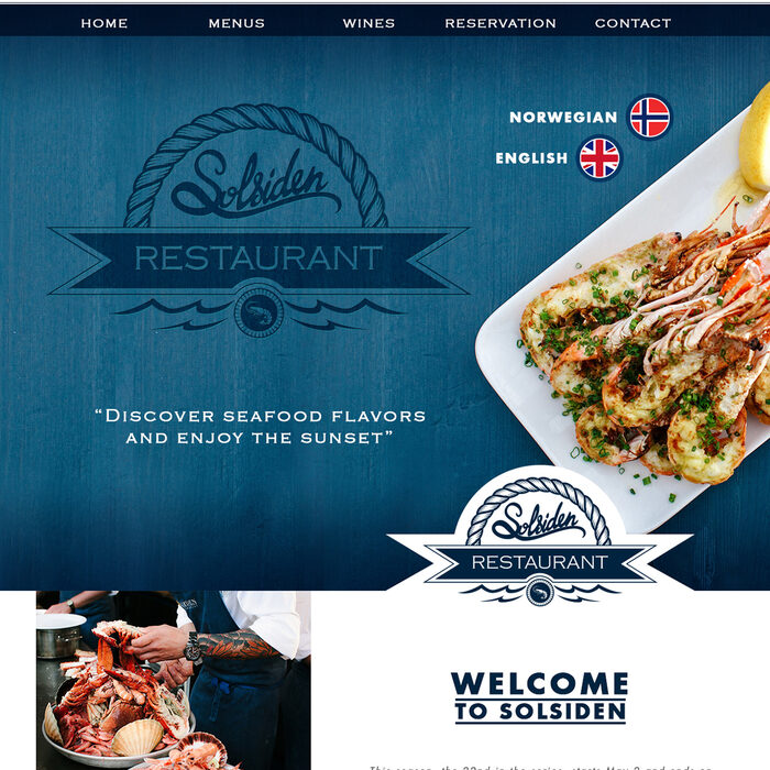 Webdesign Solsiden Restaurant
